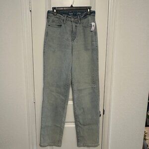 Old Navy Womens High-Rise O.G. Loose Jeans 6 Tall Light Wash Denim